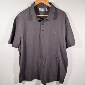 Lacoste Men's Polo‎ Shirt Short Sleeve Dark Gray Size 8 (3XL)